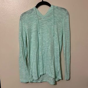 mint green/tourquoise coverup light hoodie